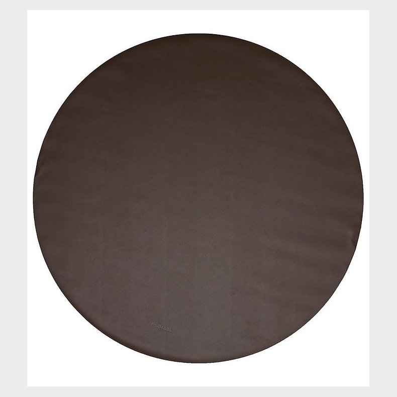 Filibabba Skridsikkert Stoleunderlag - PU-lder - 110 cm - Brun