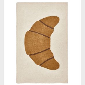 OYOY Gulvtppe - 120x75 cm - Brun m. Croissant