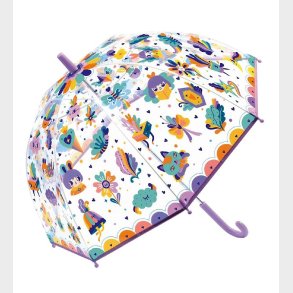 Djeco Paraply til Brn - Pop Regnbue