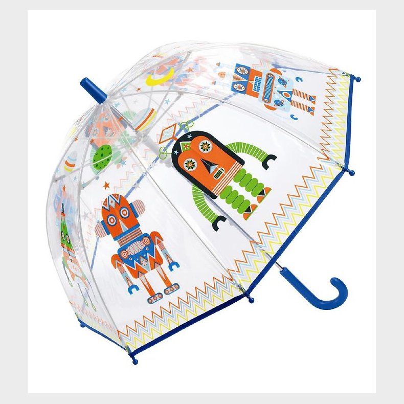 Djeco Paraply til Brn - Robotter