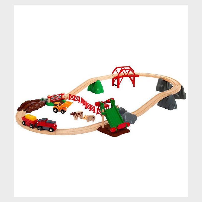 BRIO Bondeg�rdss�t - 30 Dele - Gul/Gr�n 33984