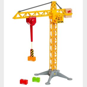 BRIO Byggekran m. Lys - 5 Dele - Gul 33835