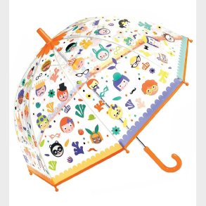 Djeco Paraply til Brn - Ansigter