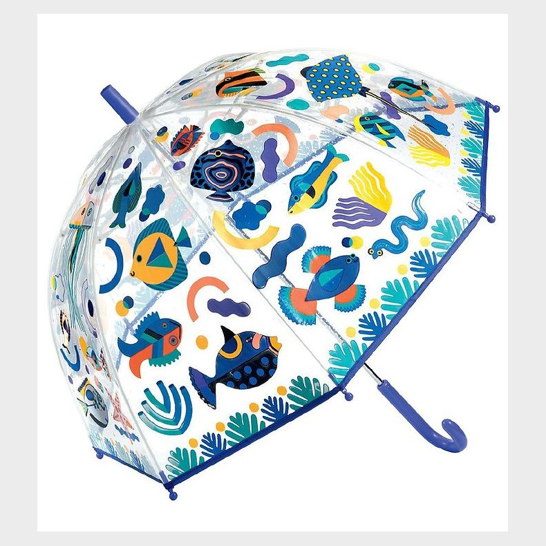 Djeco Paraply til Brn - Fisk