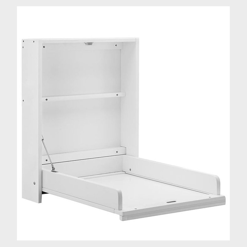 Bino Puslebord - Vghngt - Tr - 76x58 cm - Hvid