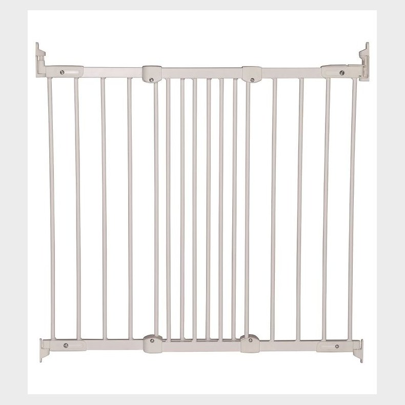 BabyDan Sikkerhedsgitter - FlexiFit - 67-105,5 cm - Hvid Metal