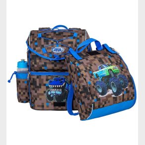 Jeva Skoletaske - Intermediate - Monster Truck Dragon