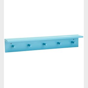 Kids Concept Hylde m. Knager - 60x10 cm - Tr - Turqoise