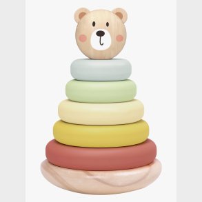 Tooky Toy Bj�rn Stabelt�rn, Multifarvet