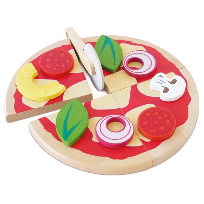 Le Toy Van Pizza &  Toppings med Pizzaskrer