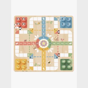 Tooky Toy Ludo Br�tspil 2-i-1