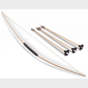 Tr� Rytter-bue asketr� ca. 90cm m/3 pile (m/sugekop)
