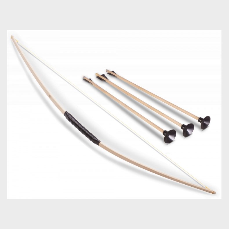 Tr� Rytter-bue asketr� ca. 90cm m/3 pile (m/sugekop)