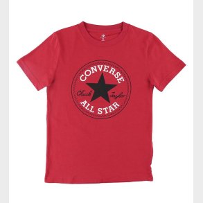 Converse T-shirt - Enamel Red m. Logo