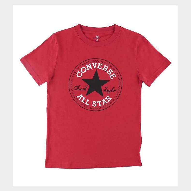 Converse T-shirt - Enamel Red m. Logo