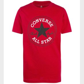Converse T-shirt - Enamel Red m. Logo