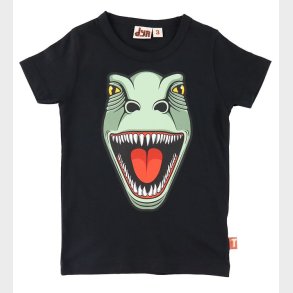 DYR T-shirt - DYRHowl - Sort m. T-Rex