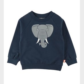 DYR Sweatshirt - DYRBellow - Navy m. Elefant