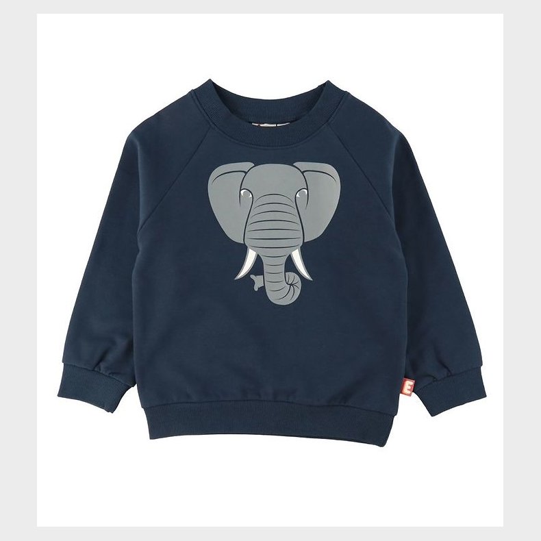 DYR Sweatshirt - DYRBellow - Navy m. Elefant