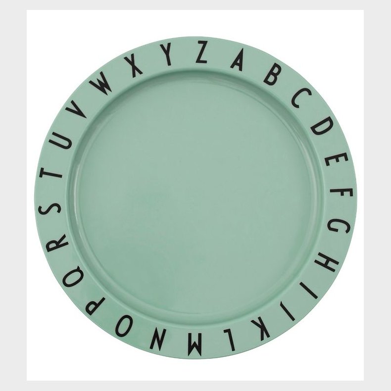 Design Letters Tallerken - Tritan - Eat & Learn - Grn