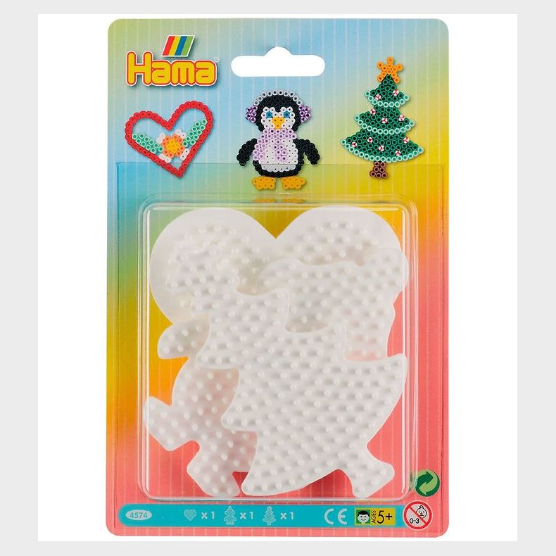 Hama Midi Perleplader - 3 stk. - Juletr�/Nisse/Hjerte