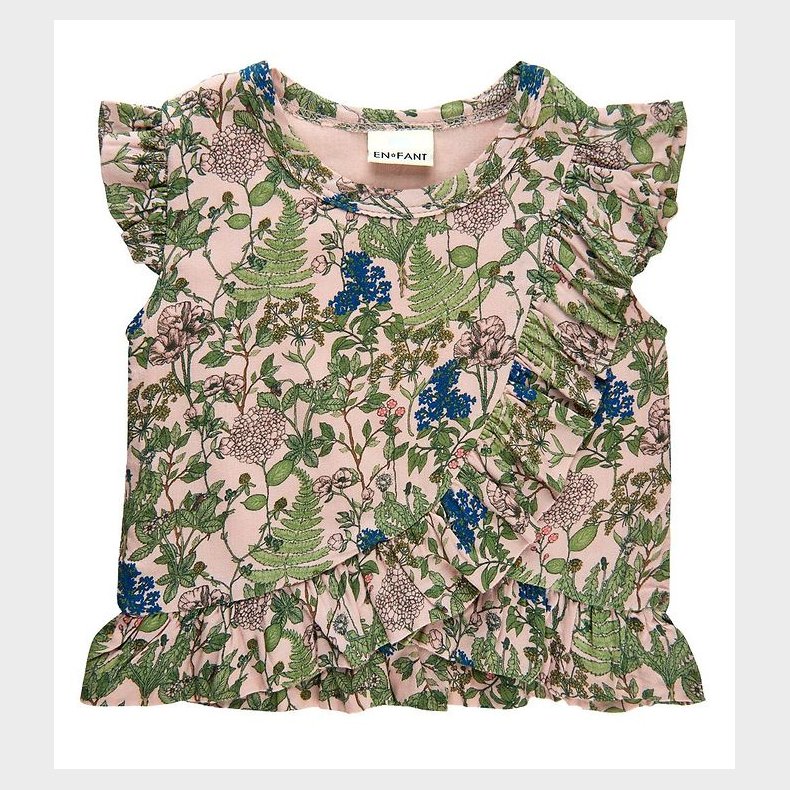 En Fant T-shirt - Cameo Rose m. Blomster