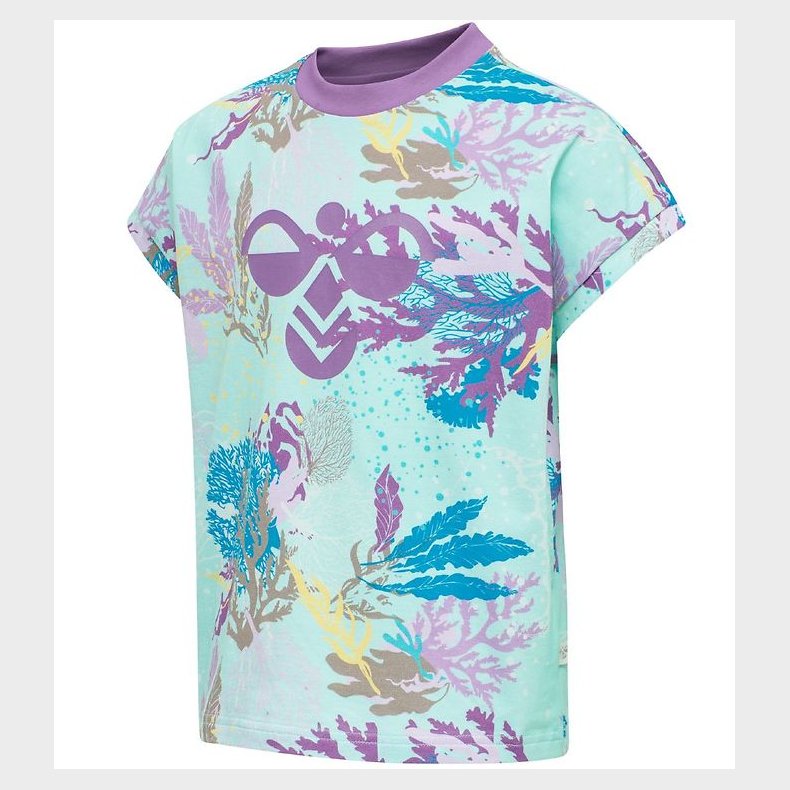 Hummel T-shirt - hmlSea - Lilla m. M�nster