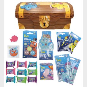 Tinti Skattekiste m. Badetilbehr - 19 dele