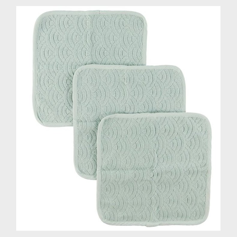 Cam Cam Vaskeklude - 3-Pak - Dusty Green