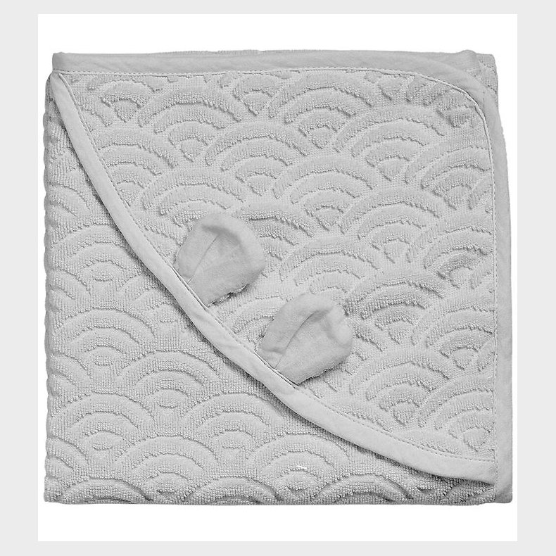 Cam Cam Babyhndklde - 80x80 cm - Classic Grey m. rer