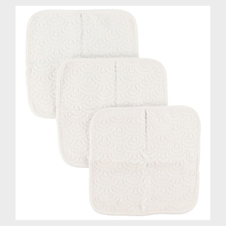 Cam Cam Vaskeklude - 3-Pak - Off-White