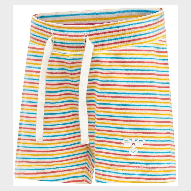 Hummel Shorts - hmlAlex - Hvid m. Striber