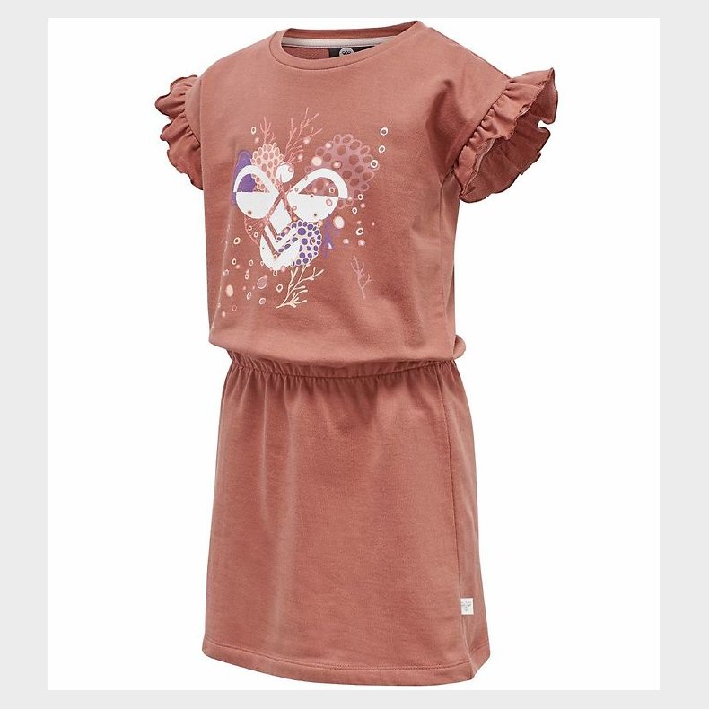 Hummel Kjole - hmlPacific - Mrk Rosa m. Print