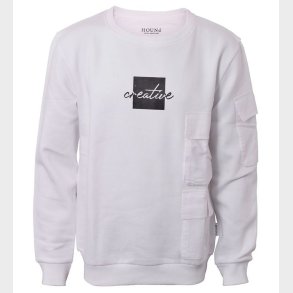 Hound Sweatshirt - Hvid m. Print