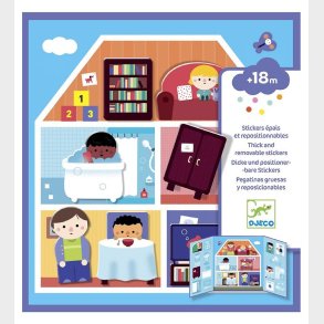 Djeco Klistermrkebog - Hus