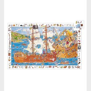 Djeco Puslespil - 100 Brikker - Piratskib