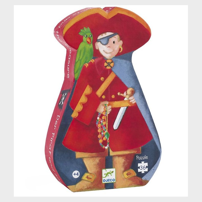 Djeco Puslespil - 36 Brikker - Pirat