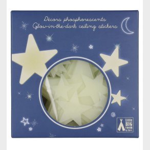 Djeco V�gdekoration - 65 stk. - Selvlysende Stjerner