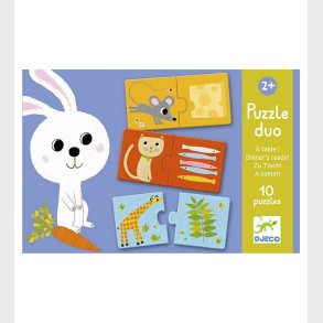 Djeco Puslespil - Hvem Spiser Hvad?