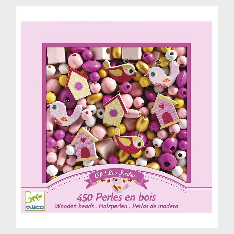 Djeco Tr�perler - 450 stk. - Fugle