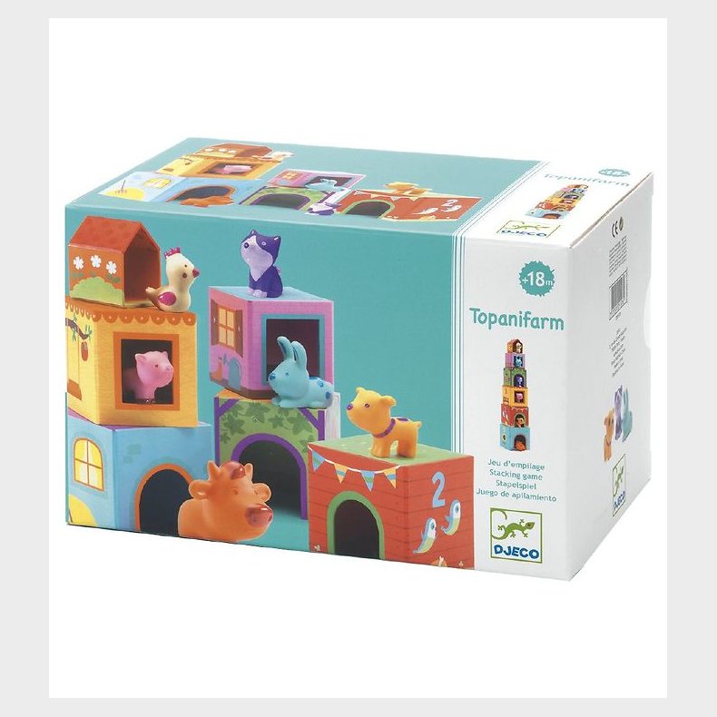 Djeco Stableleget�j - 12 Dele - Bondeg�rd