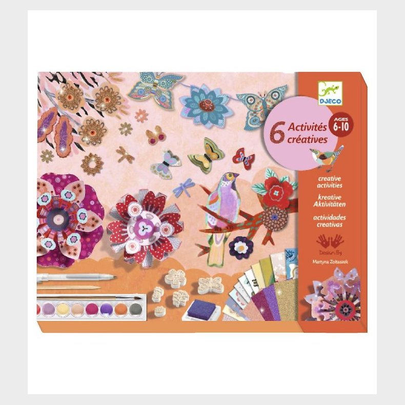 Djeco Kreativ Aktivitets�ske - Blomster