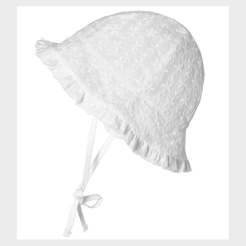 MP Sommerhat - Flora - Hvid m. Blonder