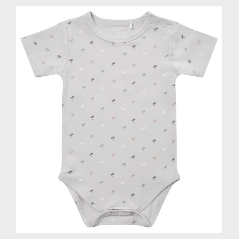 Petit by Sofie Schnoor Body k/ - Aske - Lysebl m. Palmer