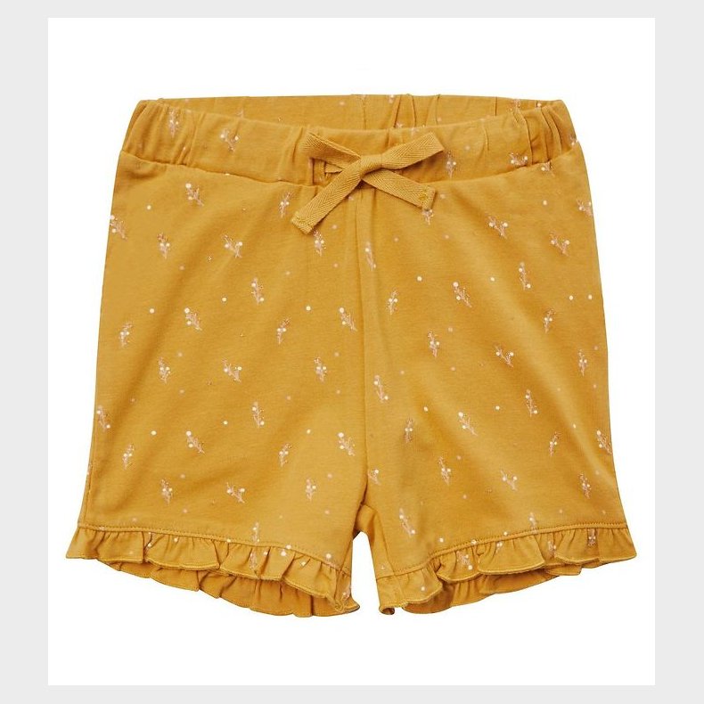Petit by Sofie Schnoor Shorts - Daphne - Mustard m. Prikker