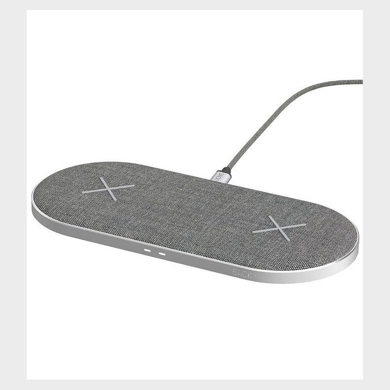 SACKit Oplader - CHARGEit Dual Dock - Wireless - Gr