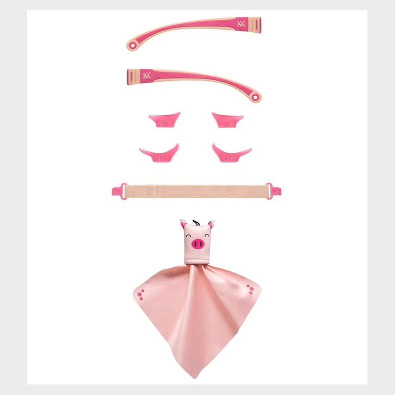 Mokki Tilbehr til Solbriller - Click & Change - 8 dele - Rosa