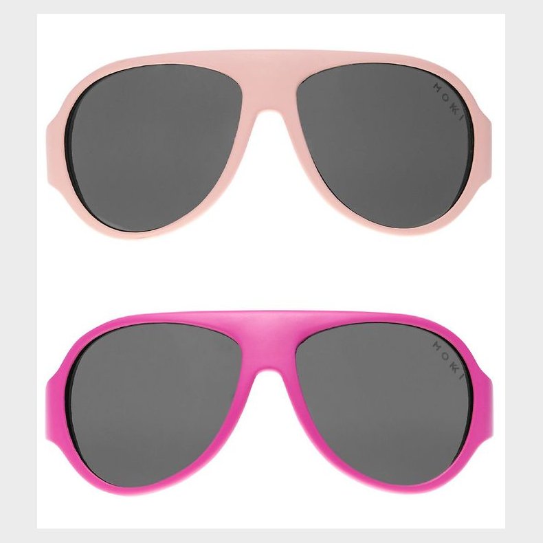 Mokki Solbriller - Click & Change - 10 dele - Rosa