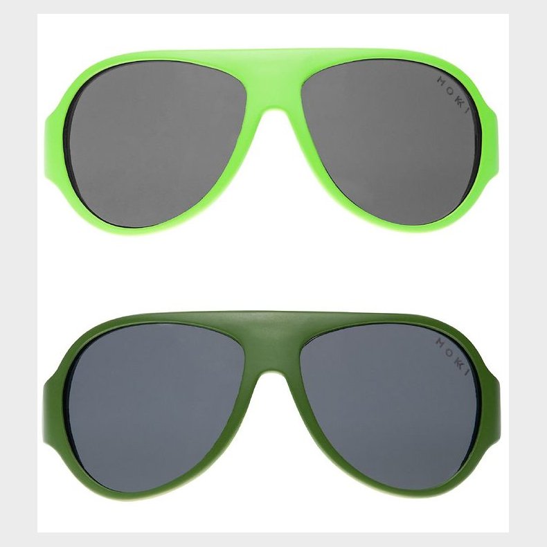 Mokki Solbriller - Click & Change - 10 dele - Gr�n