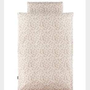 Nrgaard Madsens Sengetj - Voksen - Rd/Brun m. Blomster